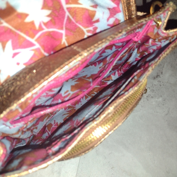 Hobo International gold zipper crossbody bag - Picture 6 of 7